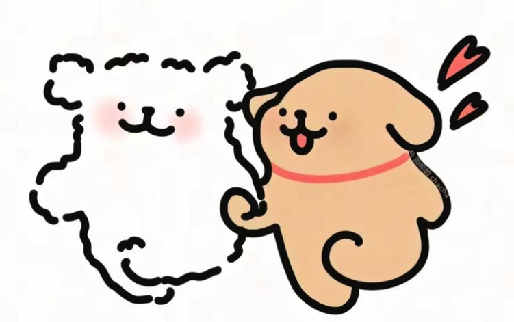 线条小狗